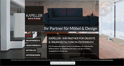 Desktop Screenshot of kapeller-wohnen.at